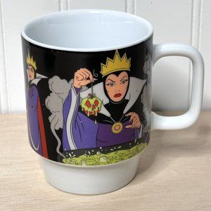 Evil Queen Grimhilde Disney Villain Stackable Coffee Cup Mug Snow White Witch